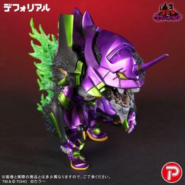 9月預購 X-PLUS Q版 哥吉拉 福音戰士 初號機 G覺醒 金屬色版 塗裝完成品 