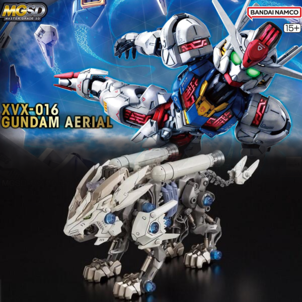 [即將到貨]清倉特價 MGSD 風靈鋼彈+壽屋 1/72 ZOIDS 洛伊德 ZWR-03 原始狂野長牙獅 組裝模型 