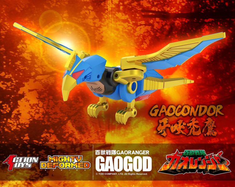 2027年第二季預購 Action Toys MIGHTY DEFORMED《百獸戰隊 GAORANGER》牙吠神 可動完成品 