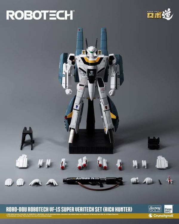 2027年第一季預購 Threezero	ROBO-DOU 超時空要塞 VF-1S 變形戰鬥機超級裝甲套裝 RICK HUNTER 可動完成品 