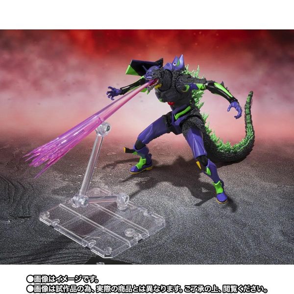 12月預購 魂商店限定 S.H.MonsterArts SHM 哥吉拉對福音戰士 EVANGELION 初號機 G覺醒形態 可動完成品 