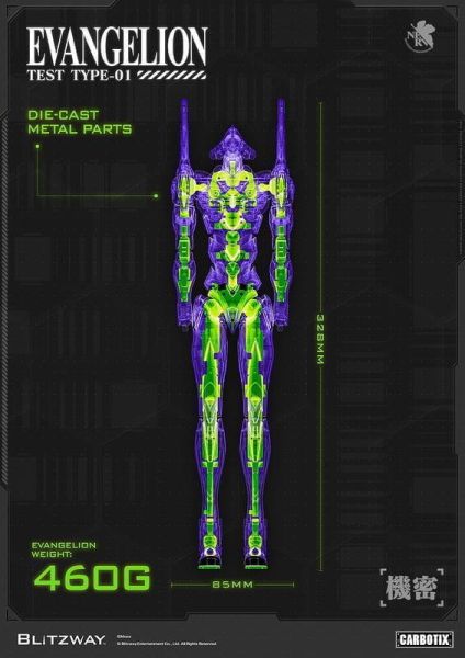 27年第一季預購 BLITZWAY 福音戰士 EVA 初號機 試驗型 合金可動機甲 標準版 