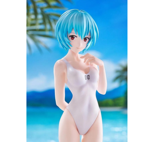 1月預購 GSC POP UP PARADE BEACH QUEENS 綾波零（連身泳裝Style）L Size 塗裝完成品 
