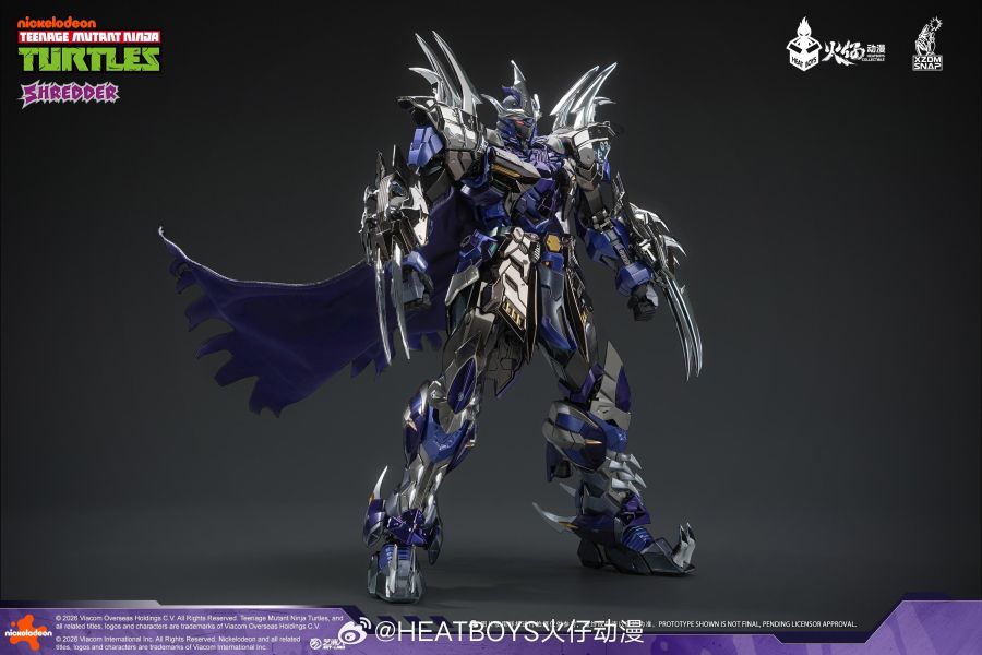 2027年第二季預購 HEATBOYS MECHAHEAT HB0119 忍者龜 施瑞德 電鍍版 合金機甲 可動完成品 