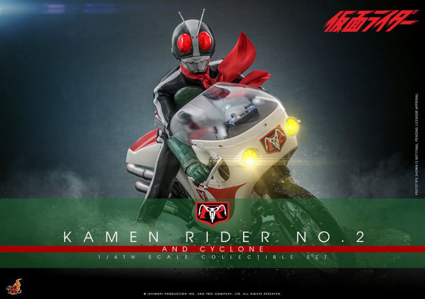 26年第三季 HOT TOYS TMS149 假面騎士 假面騎士舊2號&旋風2號 12吋可動人偶套組 