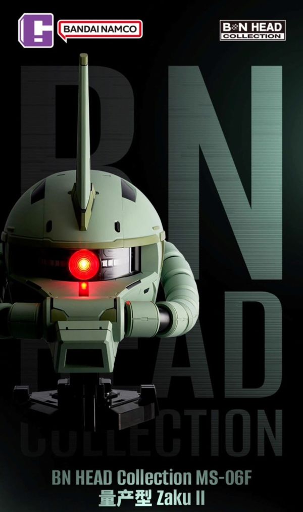 2026年4月預購 代理版 萬代 BN HEAD MS-06F 量產型薩克 II 塗裝完成品 