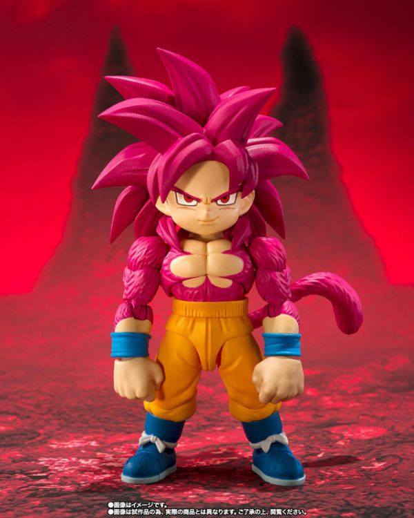 12月預購 S.H.Figuarts SHF 七龍珠 超級賽亞人4 孫悟空 (MINI)-DAIMA- 可動完成品 