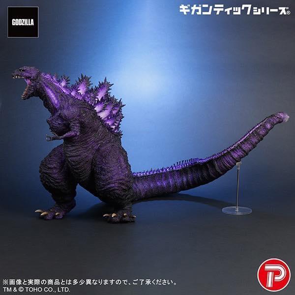 6月預購 哥吉拉商店限定 X-PLUS 巨大系列 正宗哥吉拉 2016 第四型態 紫色透明版 塗裝完成品 