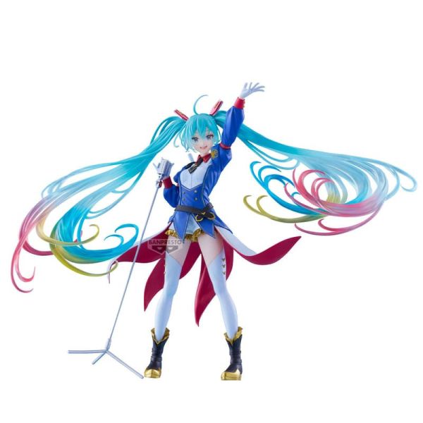 12月預購 BANPRESTO 景品 鋼彈45周年 BANPRESTO EVOLVE 初音未來 塗裝完成品 (高度約21公分) 
