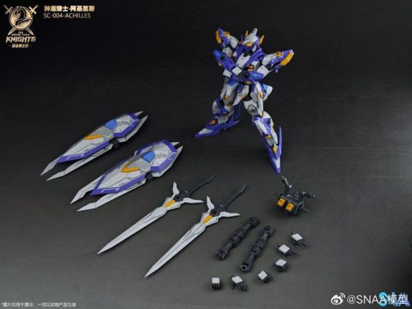 2025年第四季預購 SNAA模型 SC-004 圓桌騎士團 圓桌武士 神盾騎士 阿基里斯 組裝模型 