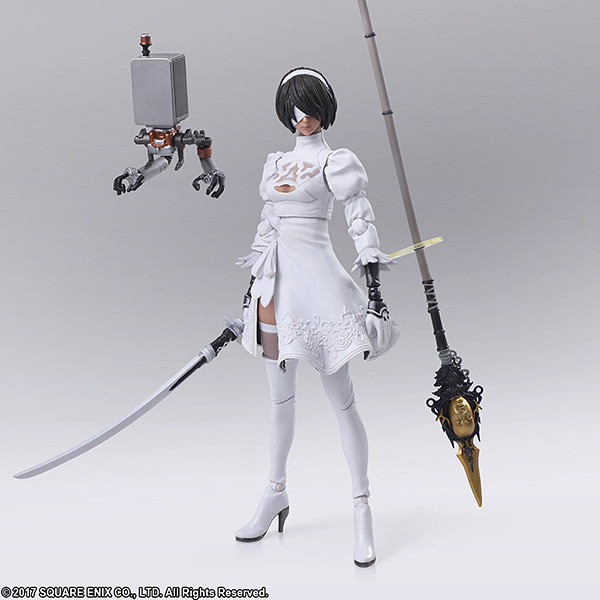 [現貨]清倉特價 MGSD 風靈鋼彈 + SQUARE ENIX BRING ARTS 尼爾 寄葉 二号P型 2B 2P Version 2.0 可動完成品 