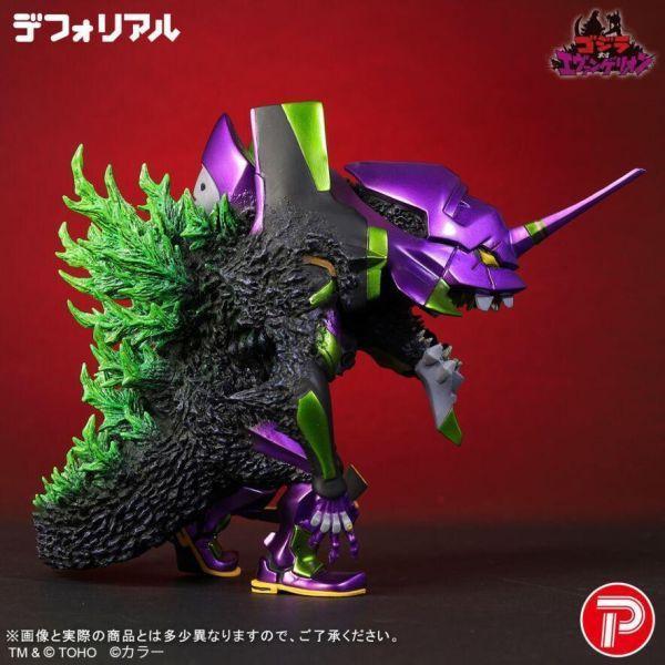 9月預購 X-PLUS Q版 哥吉拉 福音戰士 初號機 G覺醒 金屬色版 塗裝完成品 