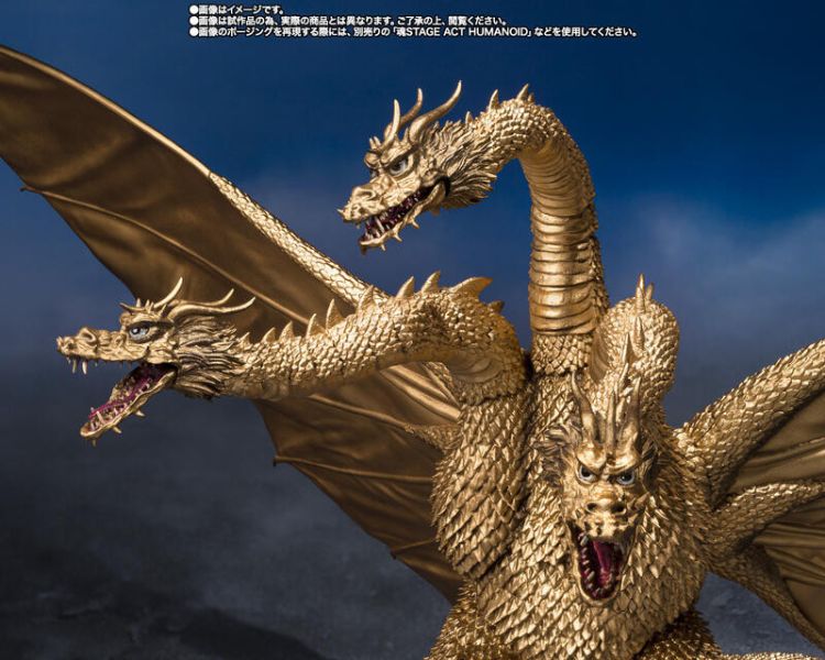 11月預購 S.H.MonsterArts SHM 地球攻擊命令 哥吉拉對蓋剛 王者基多拉 1972 可動完成品 