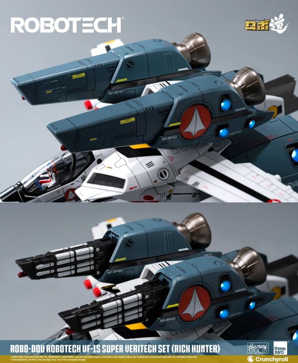 2027年第一季預購 Threezero	ROBO-DOU 超時空要塞 VF-1S 變形戰鬥機超級裝甲套裝 RICK HUNTER 可動完成品 