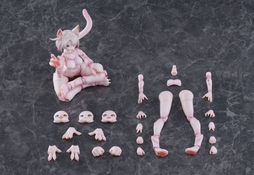 2026年2月預購 AOSHIMA 青島 KEMOPLA 獸普拉 1/12 No.KP-01R 鑽石眼貓 獸娘 組裝模型 