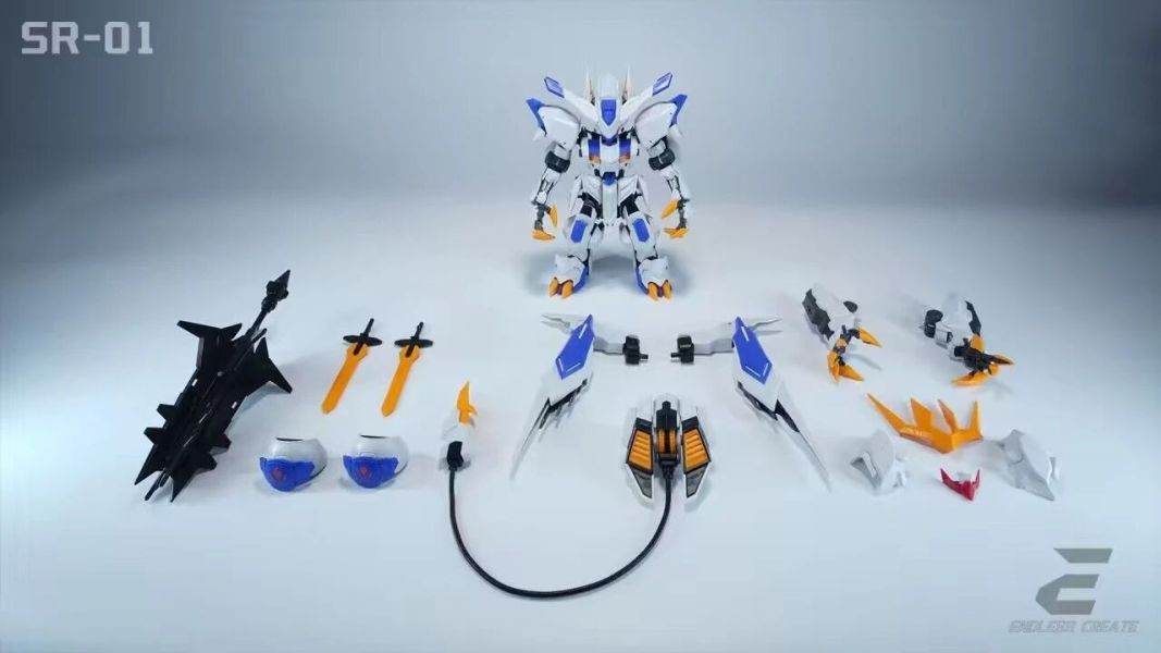 2月預購 Endless Create EC模型 修羅道系列 第一彈SR-01白鬼（BYAKI）組裝模型 首批初回特典 