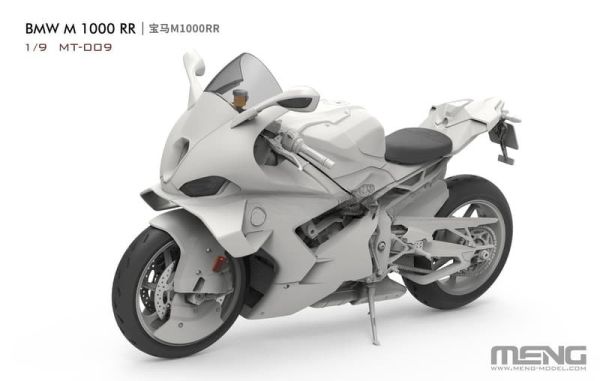 2026年2月預購 MENG 1/9 BMW M1000RR（MT-009)  組裝模型 