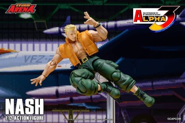 2026年第一季預購 STORM ARENA 1/12 快打旋風 ALPHA 3 奈許 Nash 可動完成品 