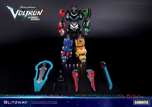 2026年第一季預購 BLITZWAY CARBOTIX 百獸王 : 傳奇守護者 VOLTRON 五獅合體 戰神金剛 常規版 可動完成品 