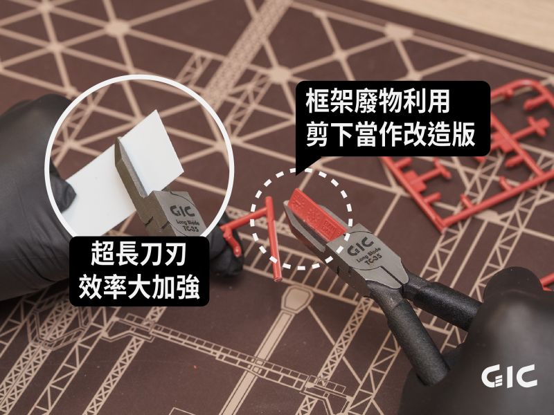 8月預購 GIC TC-35 超長刃斜口鉗 