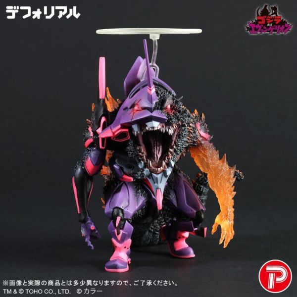 11月預購 X-PLUS Q版 哥吉拉 福音戰士 初號機 紅蓮G覺醒 少限發光版 塗裝完成品 