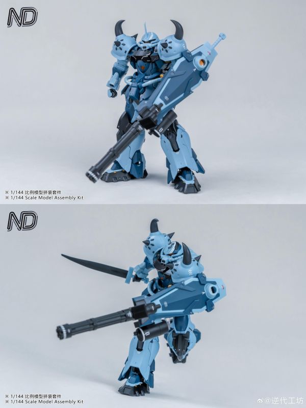 2月預購 逆代工坊 1/144 唬王 組裝模型 (腿部外甲可爆甲） 