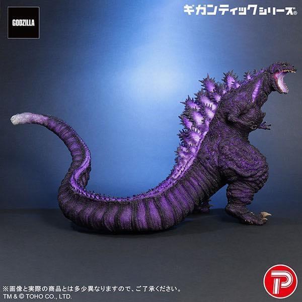 6月預購 哥吉拉商店限定 X-PLUS 巨大系列 正宗哥吉拉 2016 第四型態 紫色透明版 塗裝完成品 