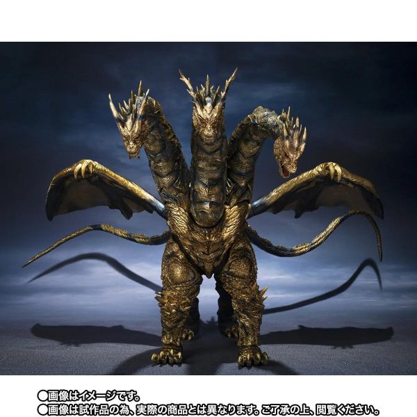 27年4月預購(需付訂金) 魂商店限定 S.H.MonsterArts SHM 哥吉拉 最後戰役 凱薩基多拉 可動完成品 