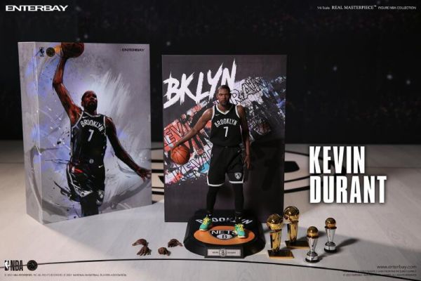 [現貨] 新品特價 ENTERBAY 1/6 NBA系列 籃網隊 Kevin Durant 凱文•杜蘭特 可動人偶 