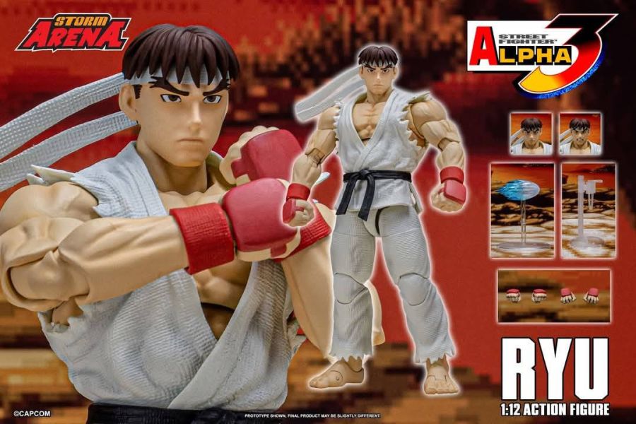 2025年第二季預購 STORM ARENA -1:12 快打旋風 ALPHA 3 隆 RYU 可動完成品 