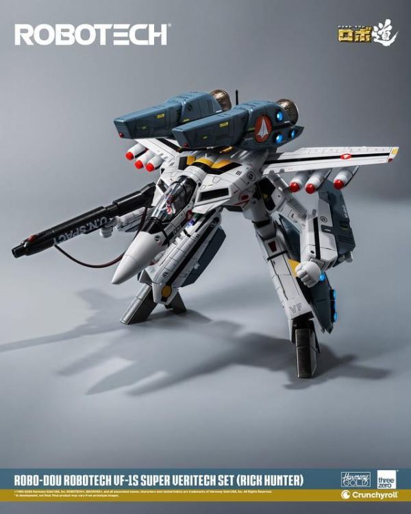 2027年第一季預購 Threezero	ROBO-DOU 超時空要塞 VF-1S 變形戰鬥機超級裝甲套裝 RICK HUNTER 可動完成品 