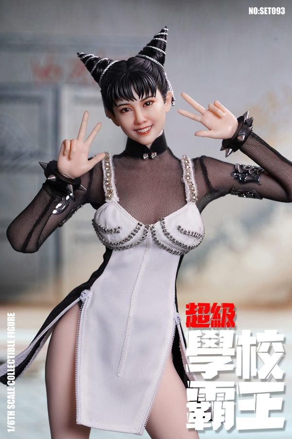 2026年第四季預購 SUPER DUCK 新品：1/6學校霸王格鬥女神（NO:SET093） 可動人偶 
