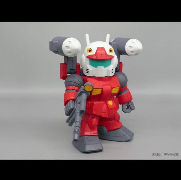 [現貨] Jumbo Soft Vinyl Figure SD RX-77-2 Guncannon 鋼加農 可動塗裝完成品 