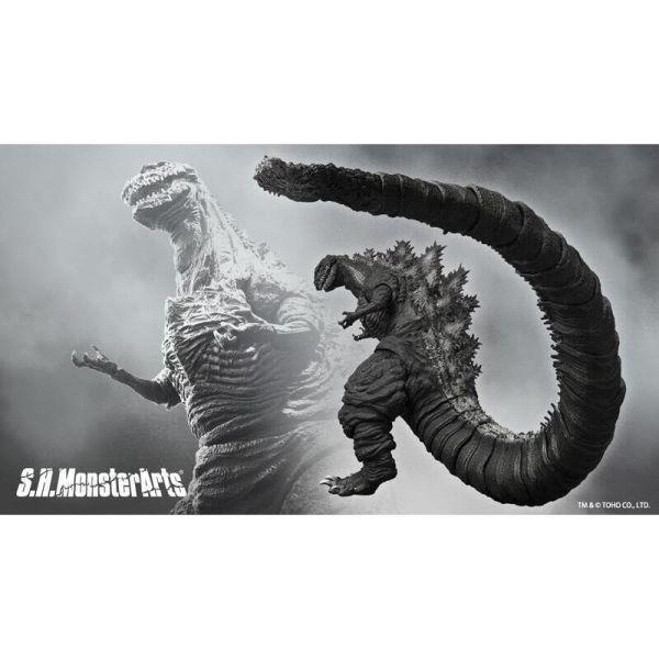 [現貨] 出清特價 S.H.MonsterArts SHM 哥吉拉 (2016) 第4形態 黑白配色版 可動完成品 