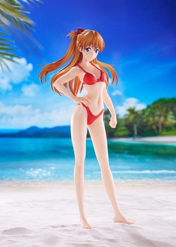 1月預購 GSC POP UP PARADE BEACH QUEENS 式波·明日香·蘭格雷（比基尼Style）L Size 塗裝完成品 