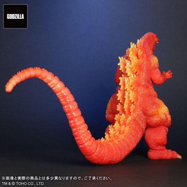 9月預購 X-PLUS 東寶30cm 哥吉拉 1995 紅蓮橘透 塗裝完成品 