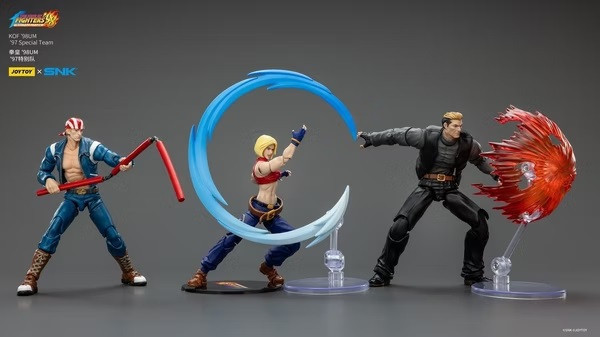 12月預購 Joytoy X SNK 暗源 格鬥天王 KOF98 1/18 97特別隊 瑪麗 / 山崎龍二 / 比利 可動人偶 