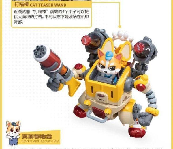 [現貨] 和模線 貓狗特工 第一彈 可洛基COLAJI 組裝模型 