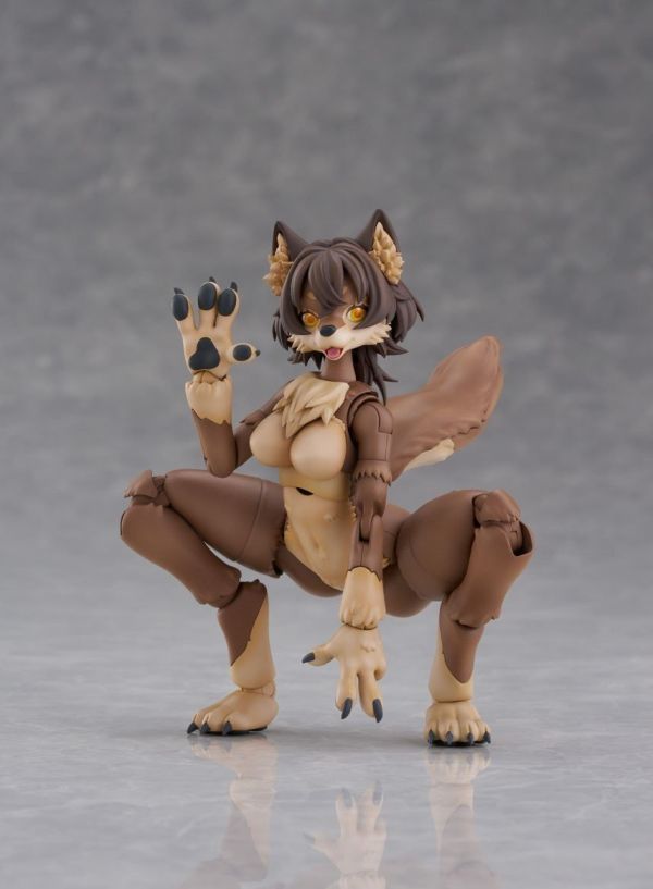 2026年2月預購 AOSHIMA 青島 KEMOPLA 獸普拉 1/12 No.KP-01R 日本狼 獸娘 組裝模型 