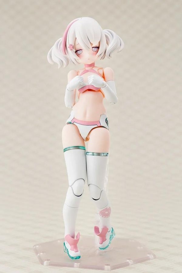27年4月預購 壽屋 Megami Device 女神裝置 PUNI MOFU 白貓 組裝模型 