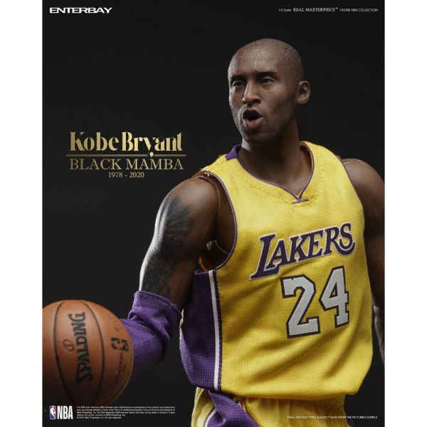 [現貨] 清倉特價 ENTERBAY 1/6 NBA公仔 黑曼巴紀念款 湖人隊 Kobe Bryant  可動完成品 