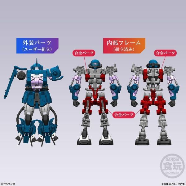 11月預購 萬代 盒玩 GUNDAM ARTIFACT PRO 高機動型薩克II（黑色三連星規格） 