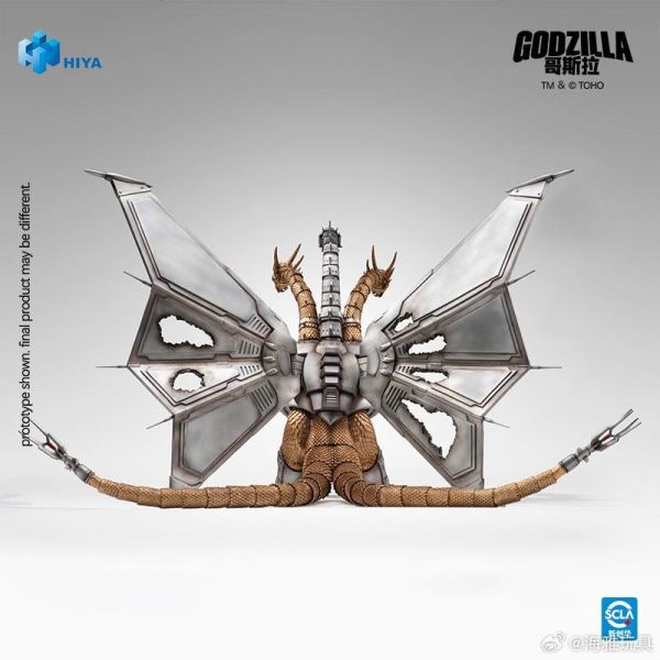 2027年第二季預購 HIYA 海雅 E.B.S. 無比例33cm 哥吉拉vs王者基多拉 機械王者基多拉 戰損版 可動完成品 