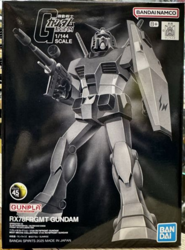 [現貨] 日版 Fragment Design x Gundam 1/144 RX78FRGMT 鋼彈 藤原浩 聯名款 組裝模型 