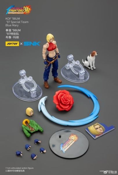 12月預購 Joytoy X SNK 暗源 格鬥天王 KOF98 1/18 97特別隊 瑪麗 / 山崎龍二 / 比利 可動人偶 