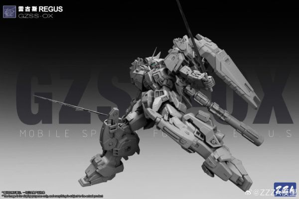 2月預購 ZZA模型 1/100 GZSS-OX01 雷古斯 REGUS 組裝模型 