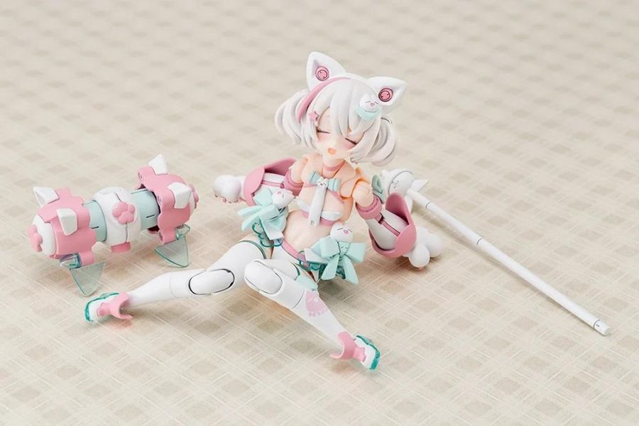 27年4月預購 壽屋 Megami Device 女神裝置 PUNI MOFU 白貓 組裝模型 