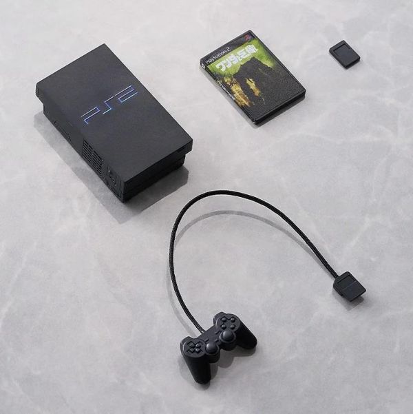 9月預購 GSC PlayStation for figmaPLUS PS主機大全 配件組 (不含人偶) 塗裝完成品 