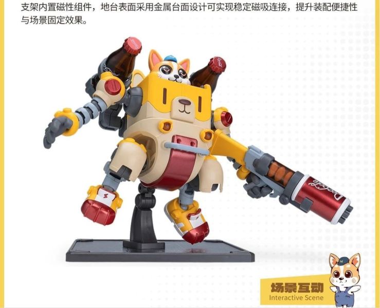 2026年1月預購 和模線 貓狗特工 第一彈 可洛基COLAJI 組裝模型 