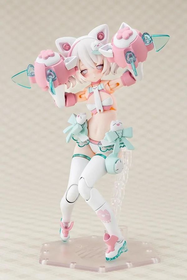 27年4月預購 壽屋 Megami Device 女神裝置 PUNI MOFU 白貓 組裝模型 